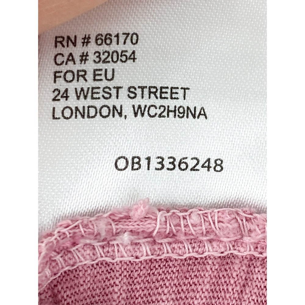 Anthropologie Pilcro Womens Tank Top S Pink Slub Knit High Neck Beachy Soft Girl - Picture 7 of 8